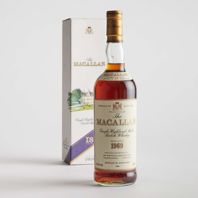 The Macallan Single Highland Malt Scotch Whisky 18 Years (One 75 CL)